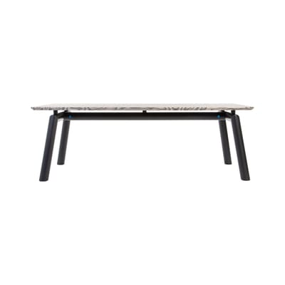 Table rectangulaire Canebas bois noir / 220 x 100 cm - 6 à 8 personnes - 13 DESSERTS