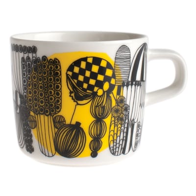 marimekko - tasse à café tasses & mugs en céramique, porcelaine émaillée couleur multicolore 11 x 7 9 cm designer sami ruotsalainen made in design