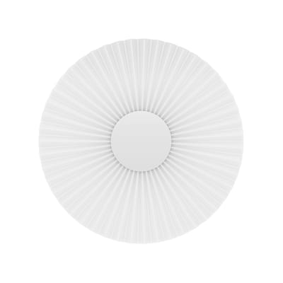 Applique Carmen LED tissu blanc /Ø 50 cm - Hartô