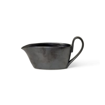 Ferm Living Black - Sauceboat Flow - Enamelled China Size 18.5