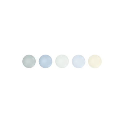 Aimant Dots plastique multicolore / Set de 5 - Vitra