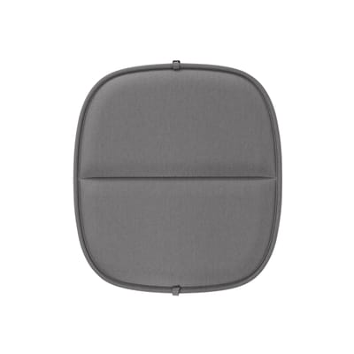 Accessoire tissu gris noir / Coussin assise - Pour fauteuil bas HiRay - Recyclé - Kartell