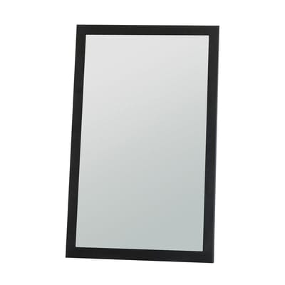 Miroir Big Frame métal noir /à poser ou suspendre - 130 x H 210 cm - Zeus