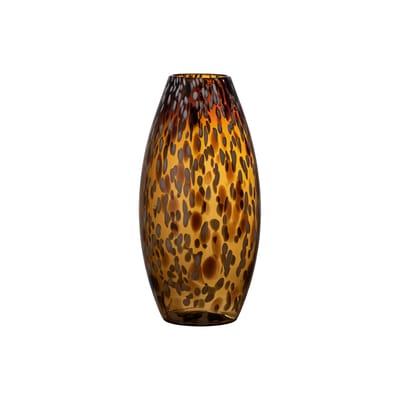 Vase Daraz verre marron / Ø 17 x H 32 cm - soufflé bouche - Bloomingville