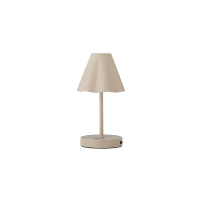 Lampe sans fil rechargeable Lianna métal beige / Ø 15 x H 28 cm - Bloomingville