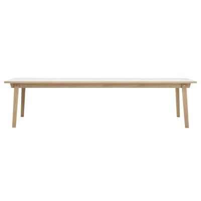 Table rectangulaire Slice bois naturel / 90 x 300 cm - Normann Copenhagen