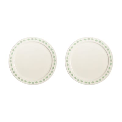 Klevering Green & - Plate Folk - China Large