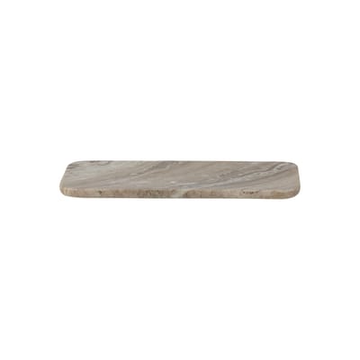 Plateau Manuela pierre marron / Marbre - 30,5 x 15 cm - Bloomingville