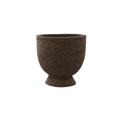 Vase Terra céramique marron / Ø 15 x H 15 cm - Argile - AYTM