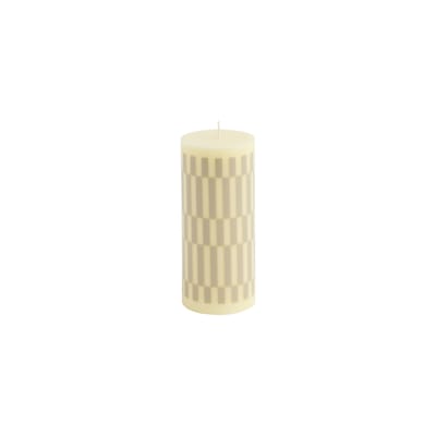 Hay - Block Candle Column - Multicoloured - Stearin Size 6.5