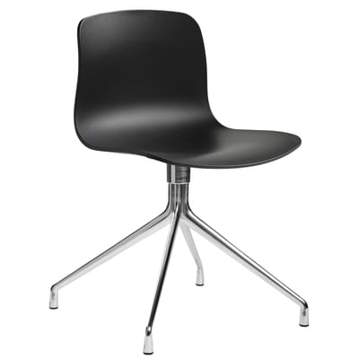 Chaise pivotante About a chair plastique noir - Hay