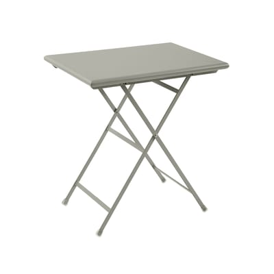 Table pliante Arc en Ciel métal gris / 70 x 50 cm - Emu