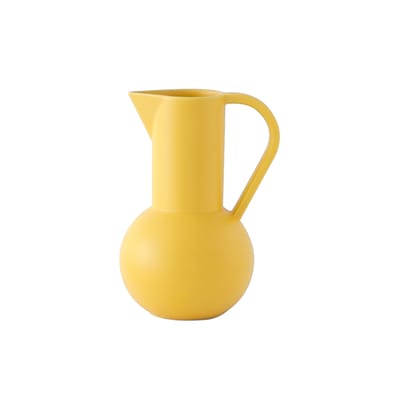 Carafe Strøm Small céramique jaune / 0,75 L - H 20 cm / Fait main - raawii