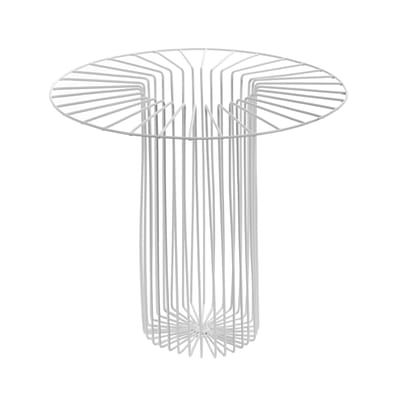Serax - Corbeille Fil de fer en Métal, laqué Couleur Blanc 45.79 x 32 cm Designer Antonino  Sciortino Made In Design
