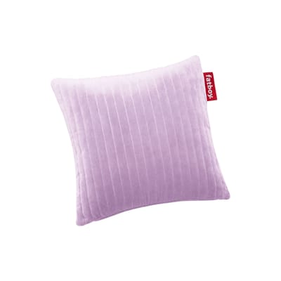 Coussin électrique chauffant sans fil Hotspot Line tissu violet / 45 x 45 cm - Velours - Fatboy