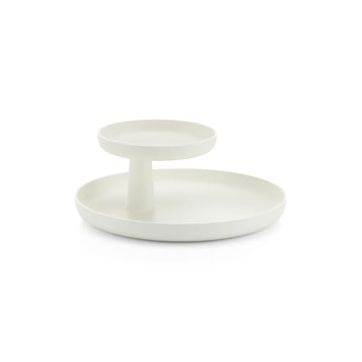 Plateau Rotary Tray plastique blanc / Vide poche - ABS / Petit plateau pivotant - Vitra