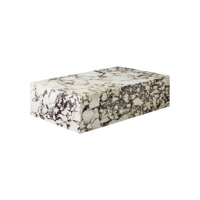 Audo Copenhagen Beige - Coffee Table Plinth - Acacia Wood - Designer Norm Architects 27Cm