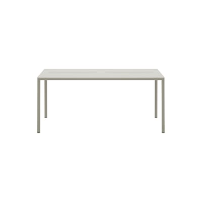 Table rectangulaire May métal gris / 170 x 85 cm - NEW WORKS