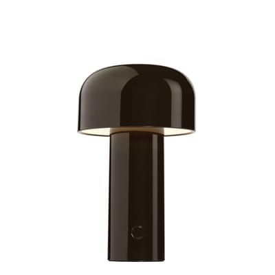 Lampe sans fil rechargeable Bellhop plastique marron / USB - Barber & Osgerby, 2018 - Flos