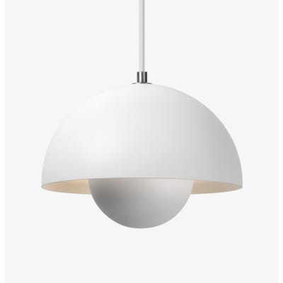 Tradition White &Tradition - Pendant Flowerpot - Lacquered Aluminium - Designer Verner Panton 23Cm