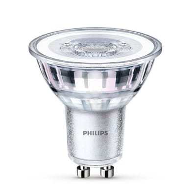 Ampoule LED GU10 Spot plastique argent / 3,1W (25W) - 250 lumen - Philips