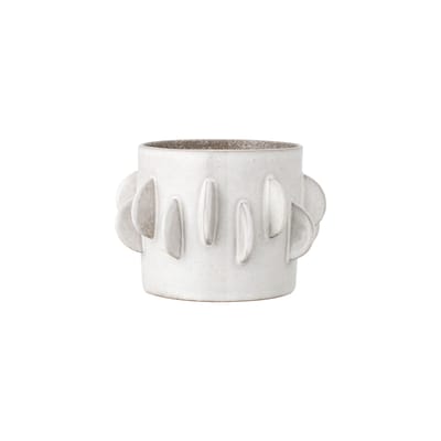 Pot de fleurs Roza céramique blanc / Ø 18 x H 13 cm - Bloomingville