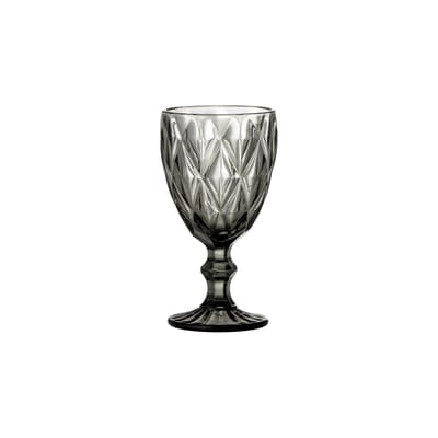 bloomingville - verre à vin verres & carafes en couleur gris 8.5 x 15.5 cm made in design