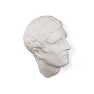 Décoration Memorabilia Mvsevm céramique blanc / Tête homme - H 37 cm - Seletti