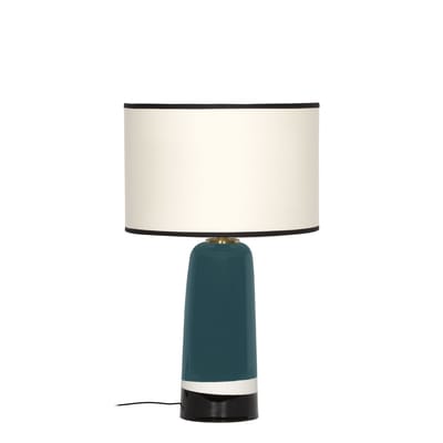 Lampe de table Sicilia Small céramique bleu / H 50 cm - Maison Sarah Lavoine