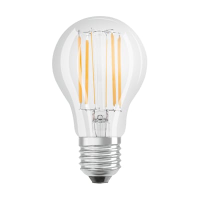 Ampoule LED E27 dimmable verre transparent / Standard claire - 8,5W=75W (2700K, blanc chaud) - Osram