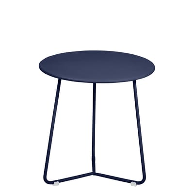 Table d'appoint Cocotte métal bleu / Tabouret - Ø 34 x H 36 cm - Fermob