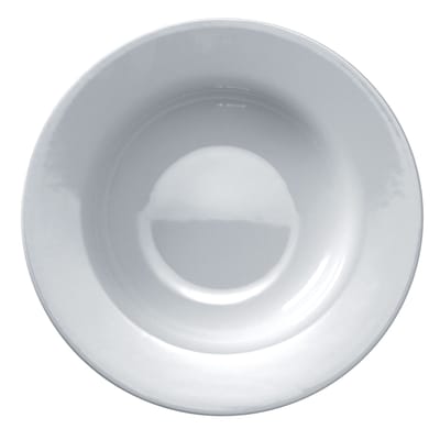 Assiette creuse Platebowlcup céramique blanc Ø 22 cm - Alessi