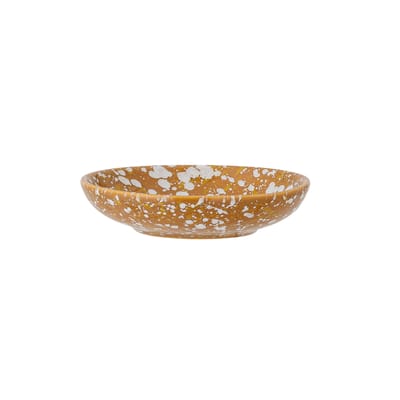 bloomingville - coupelle carmel en céramique, grès émaillé couleur marron 15.33 x 2.5 cm made in design