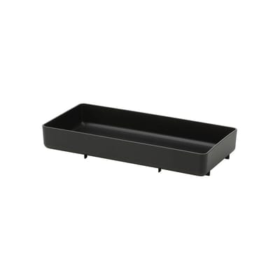vitra - plateau chap en plastique, polyamide recyclé couleur noir 24.66 x 6.5 cm designer konstantin grcic made in design