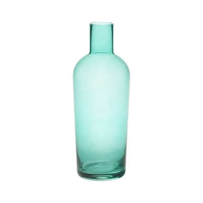 Carafe Bottiglia verre bleu / Vase - H 25,5 cm - Bitossi Home