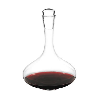 l'atelier du vin - carafe à vin carafes et décanteurs en verre, verre soufflé bouche couleur transparent 18 x 24 cm made in design
