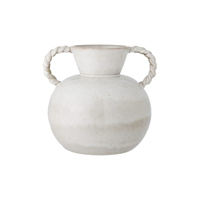 Vase Semira céramique blanc / Ø 23,5 x H 21,5 cm - Bloomingville