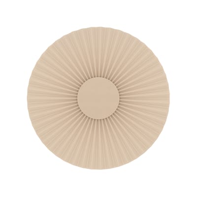 Applique Carmen LED tissu beige /Ø 50 cm - Hartô