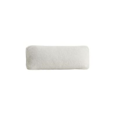 Coussin Lunam tissu blanc / 50 x 35 cm - Tissu bouclé - Kartell