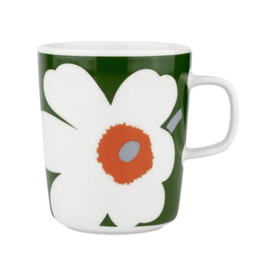 Mug Unikko céramique vert / 25 cl - Edition limitée 60ème anniversaire - Marimekko