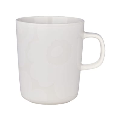 marimekko - mug tasses & mugs en céramique, grès couleur blanc 8 x 9.5 cm designer maija isola made in design