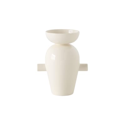 Vase Momento JH40 céramique blanc / Jaime Hayon - L 19,3 x H 28,8 cm - &tradition