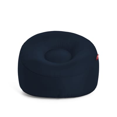 fatboy - fauteuil gonflable lamzac en tissu, tissu d'extérieur nylon couleur bleu 103 x 24.66 62 cm made in design