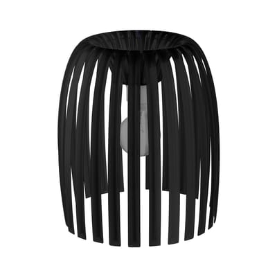 Abat-jour Josephine Medium plastique noir / Ø 31 x H 34 cm - Koziol