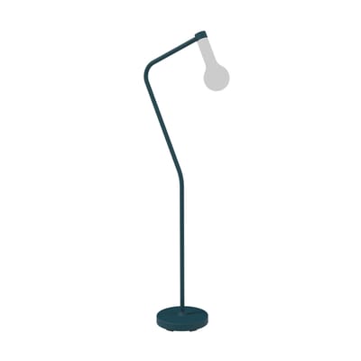 Accessoire métal bleu / Pied de lampadaire pour lampe sans fil Aplô LED - Fermob
