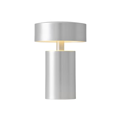 Lampe sans fil rechargeable Column LED argent métal - Audo Copenhagen