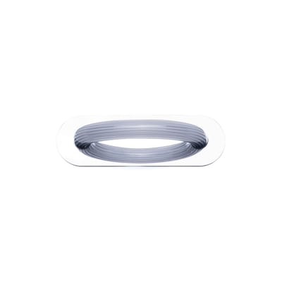 Applique Oort verre blanc / 33,5 x 11,5 x P 17 cm - Fontana Arte