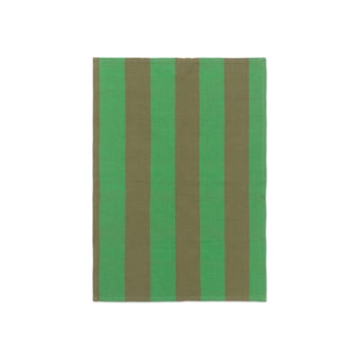 ferm living - torchon torchons en tissu, lin couleur vert 13.39 x cm made in design