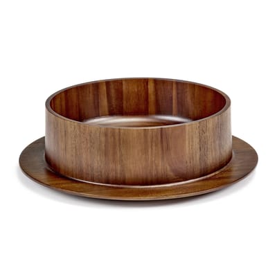 Plat Dishes to Dishes - Acacia bois naturel / Ø 35 x H 10 cm - valerie objects