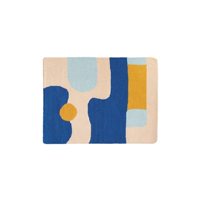 Tapis Wispy tissu bleu / 110 x 85 cm - & klevering
